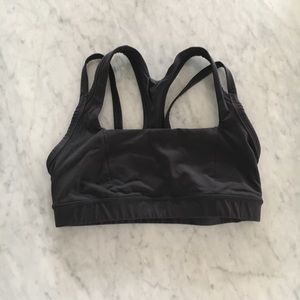 Lululemon Black Multistrap Sports Bra Size 6